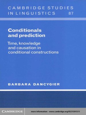 cover image of Conditionals and Prediction